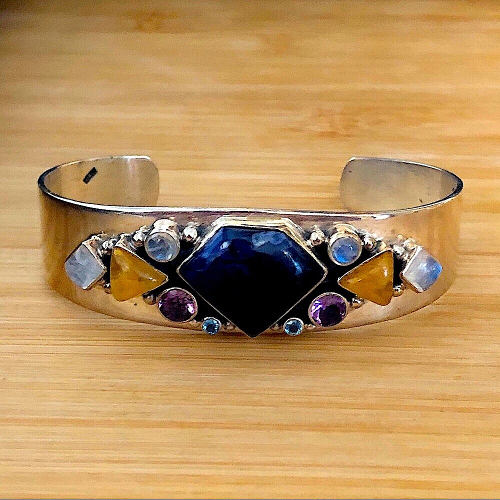 $152 Nicky Butler Jeweled Estate Cuff